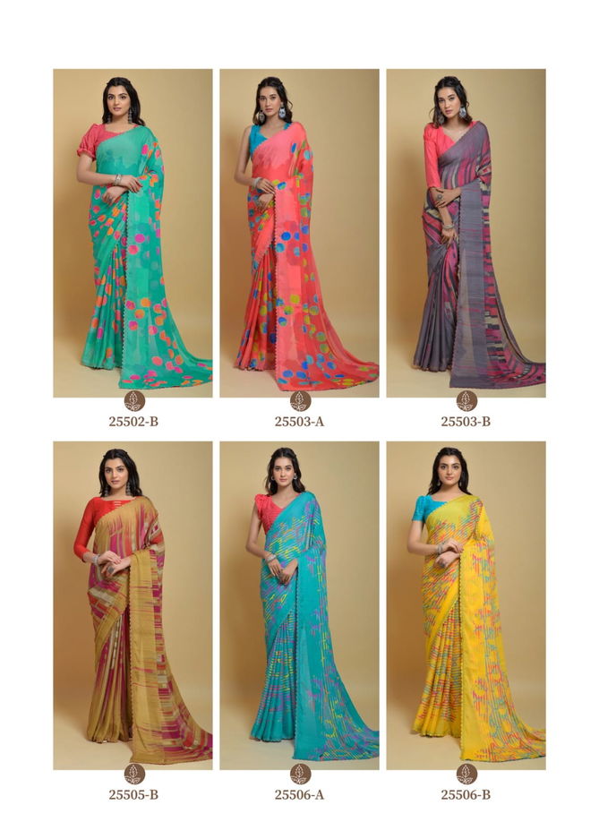  Raagsutra By Ruchi Silk Georgette Printed Sarees Catalog